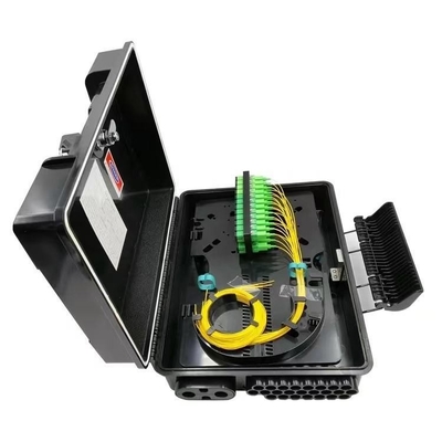 Мини PLC Splitter Fiber Distribution Box 32/48 Core ABS NAP IP68 2PCS 1X16 или 48 адаптер