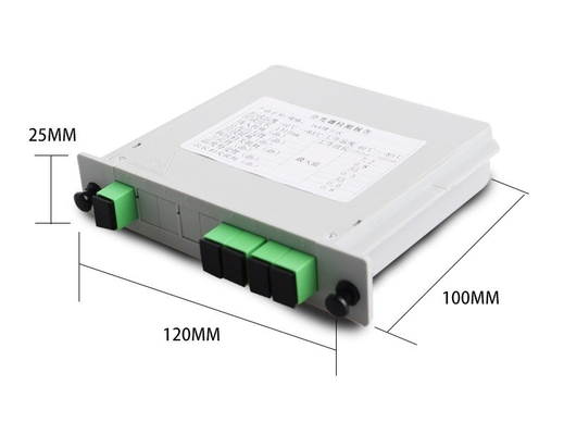 1*4 Волоконно-оптический зеленый SC APC на SC UPC Splitter для Huawei длина волны 1260-1650nm