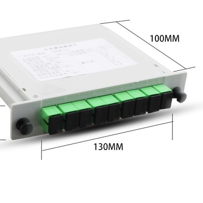 Телекоммуникации FAT и FTD FTTH Fiber Splitter с WDM Кассетой Тип PLC Splitter 1x8 SC APC