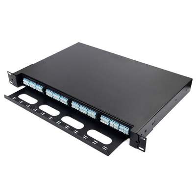 Устойчивая 19 дюймовая сеть Wiegand 48 SC 96 LC 4 портовые волокна Ningbo Patch Panel Optical Fiber