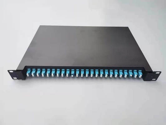 Холоднопрокатная плита 1U 24 порта SC SX FTTH оптоволоконная панель для 19 дюймовой скальной установки