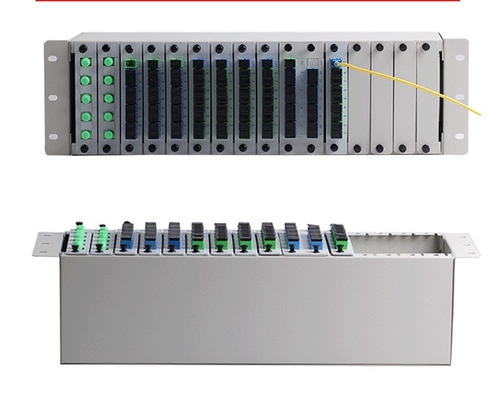 1x2 1x4 1x8 16 слотов оптоволоконный ПЛК LGX Разделитель шасси для 3U 19 &quot;раковины