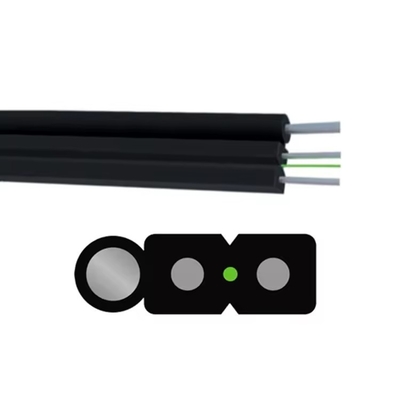 Телекоммуникации G657a Frp Kfr Drop Indoor Ftth Fiber Optic Cable для индивидуальных нужд