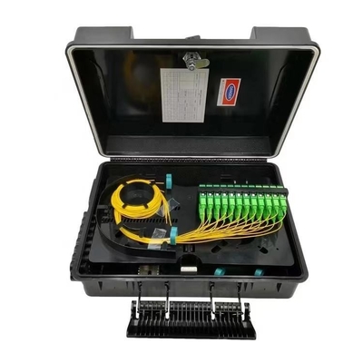 Мини PLC Splitter Fiber Distribution Box 32/48 Core ABS NAP IP68 2PCS 1X16 или 48 адаптер