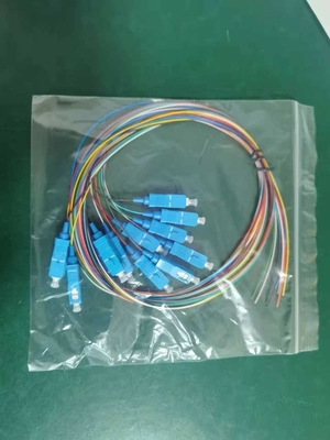 SC UPC Single Mode 1.5M Simplex Fiber Optic Pigtail для широкого температурного диапазона -40-70°C