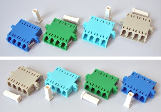 FTTH Волоконно-оптический адаптер LC Quad Flange Coupler 4 LC для 40 до 85 Temp совместимость