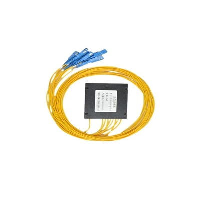 4G сеть ABS пластиковый ящик типа волоконно-оптический PLC разделитель с SC / APC LC / APC соединителем для PON FTTX и CATV