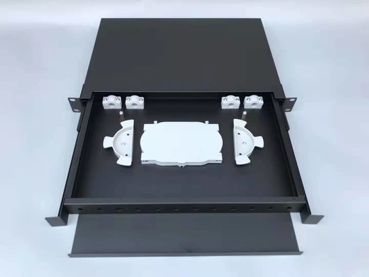 PLC Splitter 1U 19&quot; 24 порта SC/APC 1 24 Волоконно-оптический разделитель для беспроводной сети LAN