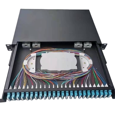 Высокая направляемость дБ ≥55 24 Порт SC/APC Fiber Cable Splitter для беспроводной сети LAN