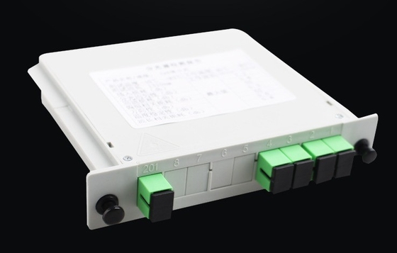 3G Network PLC Splitter 1x4 SC UPC с рабочей длиной волны 1260-1650nm в FTTH Box