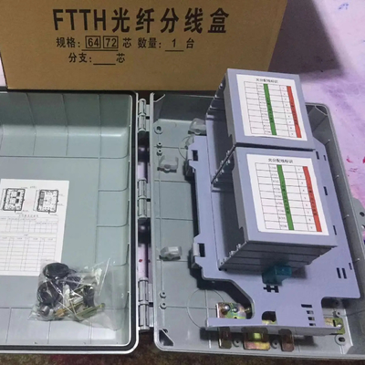 Телекоммуникационный FTTH Fiber 72 Core/64 Core Terminal Box с LGX Splitter или Mini Type PLC Splitter