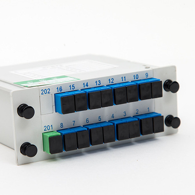 ПЛК-разделитель для передачи волоконного сигнала 1x16 LGX SC APC UPC для решения с экономией пространства