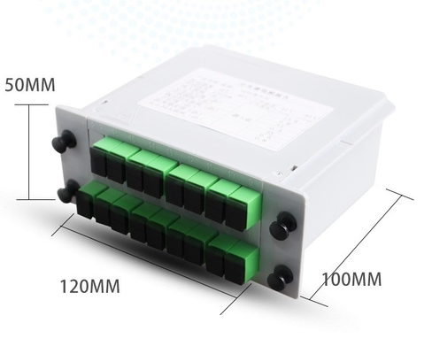 ПЛК-разделитель для передачи волоконного сигнала 1x16 LGX SC APC UPC для решения с экономией пространства