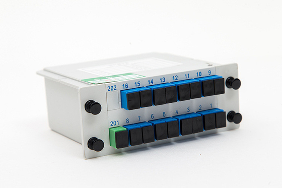 ПЛК-разделитель для передачи волоконного сигнала 1x16 LGX SC APC UPC для решения с экономией пространства