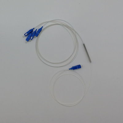 LC соединитель мини-модуль стальной трубы типа 1 * 4 PLC разделитель для передачи волоконного сигнала