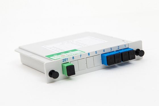 1*4 Волоконно-оптический зеленый SC APC на SC UPC Splitter для Huawei длина волны 1260-1650nm