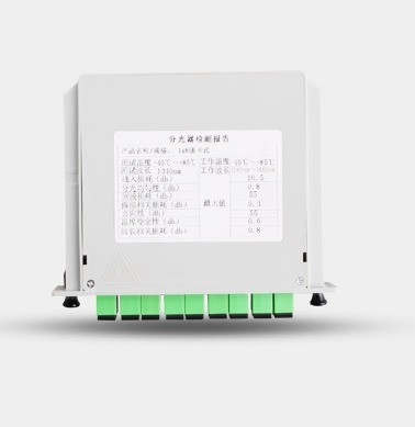 Тип волокна G657A 1x8 SC APC PLC Кассета Волоконно-оптический разделитель для передачи сигнала