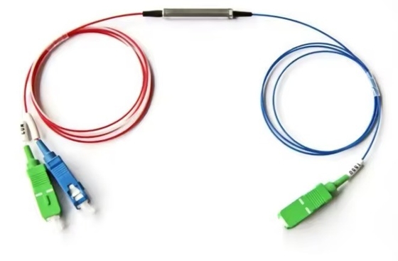 3 Высокая мощность PER ER 28dB 1x2 1 2 Mini PM FBT Fiber Optic Splitter с типами волокон G657A