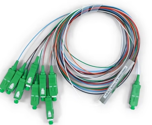FTTH мини стальной трубки разделитель волоконно-оптический Micro 1 * 8 SC APC MINI 1m 1,5m PLC разделитель