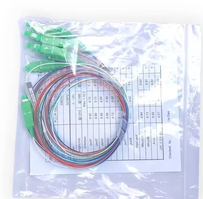 FTTH мини стальной трубки разделитель волоконно-оптический Micro 1 * 8 SC APC MINI 1m 1,5m PLC разделитель
