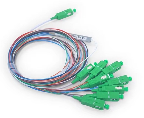 FTTH мини стальной трубки разделитель волоконно-оптический Micro 1 * 8 SC APC MINI 1m 1,5m PLC разделитель