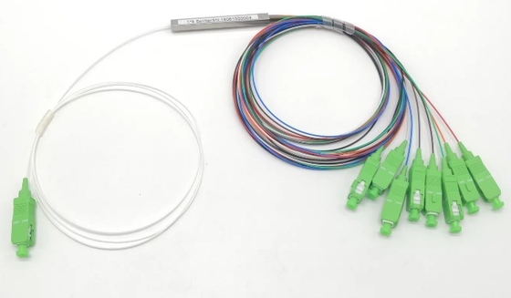 FTTH мини стальной трубки разделитель волоконно-оптический Micro 1 * 8 SC APC MINI 1m 1,5m PLC разделитель